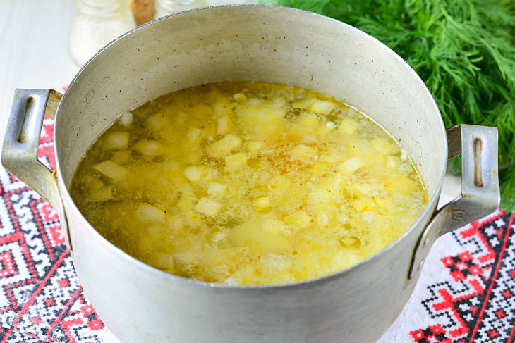 Green borsch from young sorrel - tasty and healthy