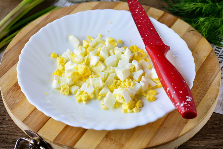 Ukrainian okroshka on kefir is the best dish in the summer heat