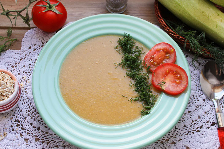 Soup puree "Unloading" - an excellent recipe for diet food