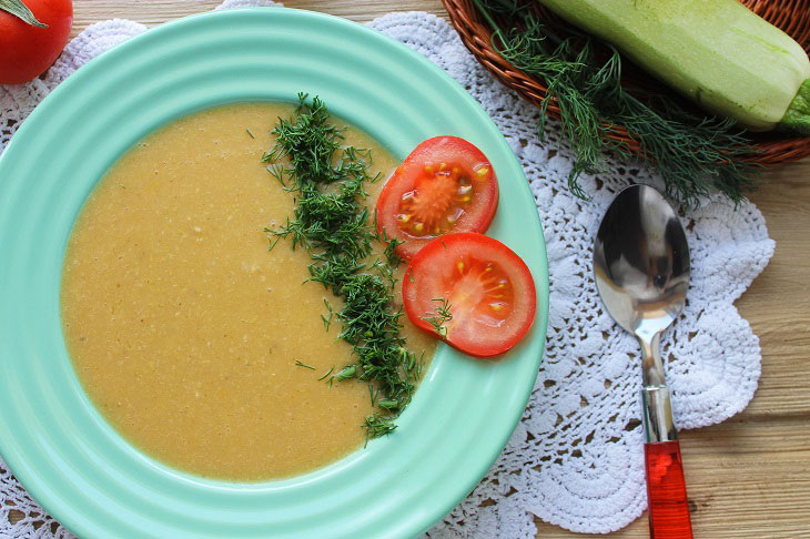 Soup puree "Unloading" - an excellent recipe for diet food