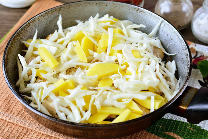 Borscht in a pan - a quick and affordable recipe for your favorite dish