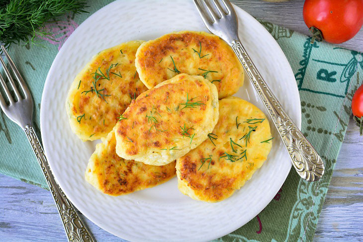 Potatoes with cheese - a quick recipe for a hearty snack