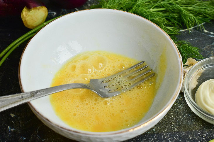 Oriental eggplant - a beautiful and mouth-watering appetizer