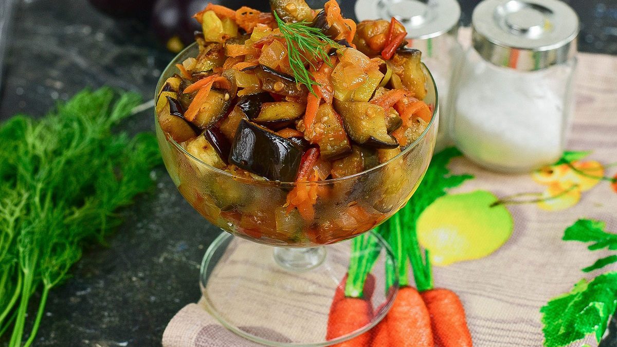 Eggplants in Belarusian – a delicious and original snack