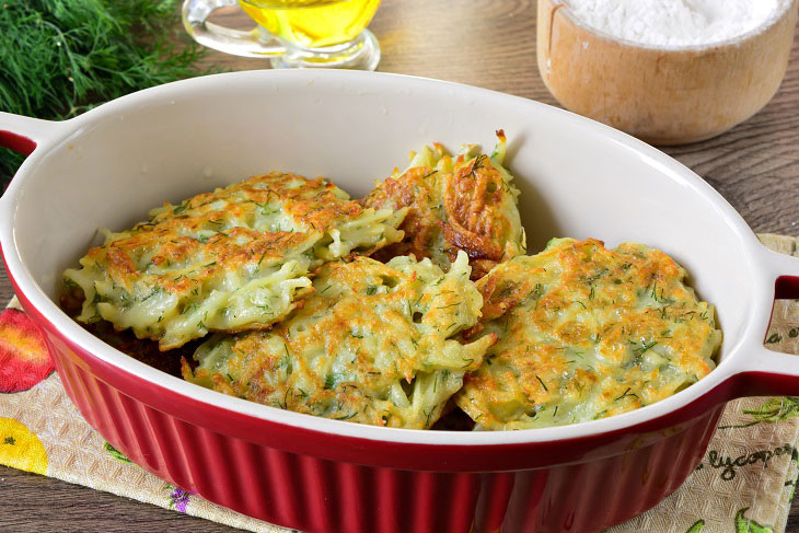 Deruny with fried onions in Ukrainian - tender and fragrant