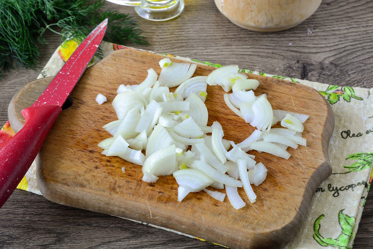 Deruny with fried onions in Ukrainian - tender and fragrant