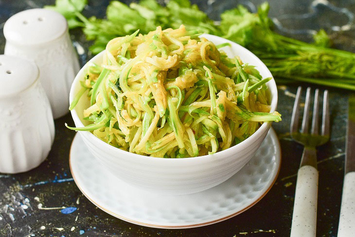 Appetizer "Zucchini noodles" - an interesting summer recipe