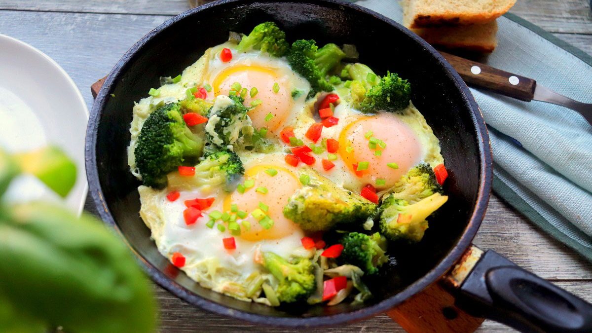 Broccoli scrambled eggs – a great breakfast recipe
