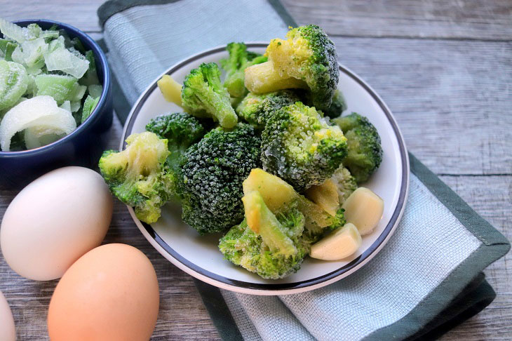 Broccoli scrambled eggs - a great breakfast recipe