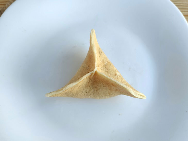 Pancake samsa - a delicious and unusual recipe