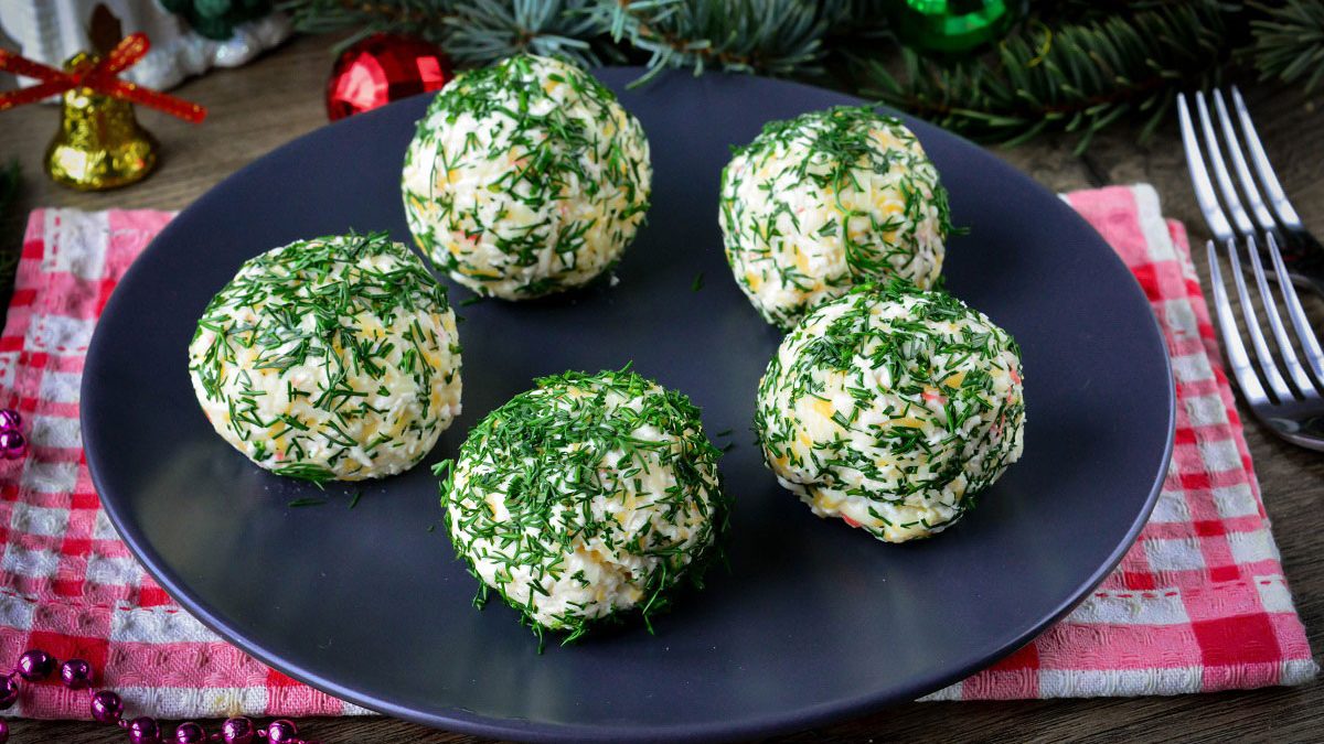 Snack “Cheese balls” for the New Year – appetizing, elegant and tasty