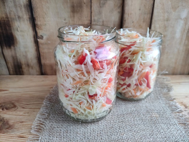 Cossack pickled cabbage - a spicy and tasty snack