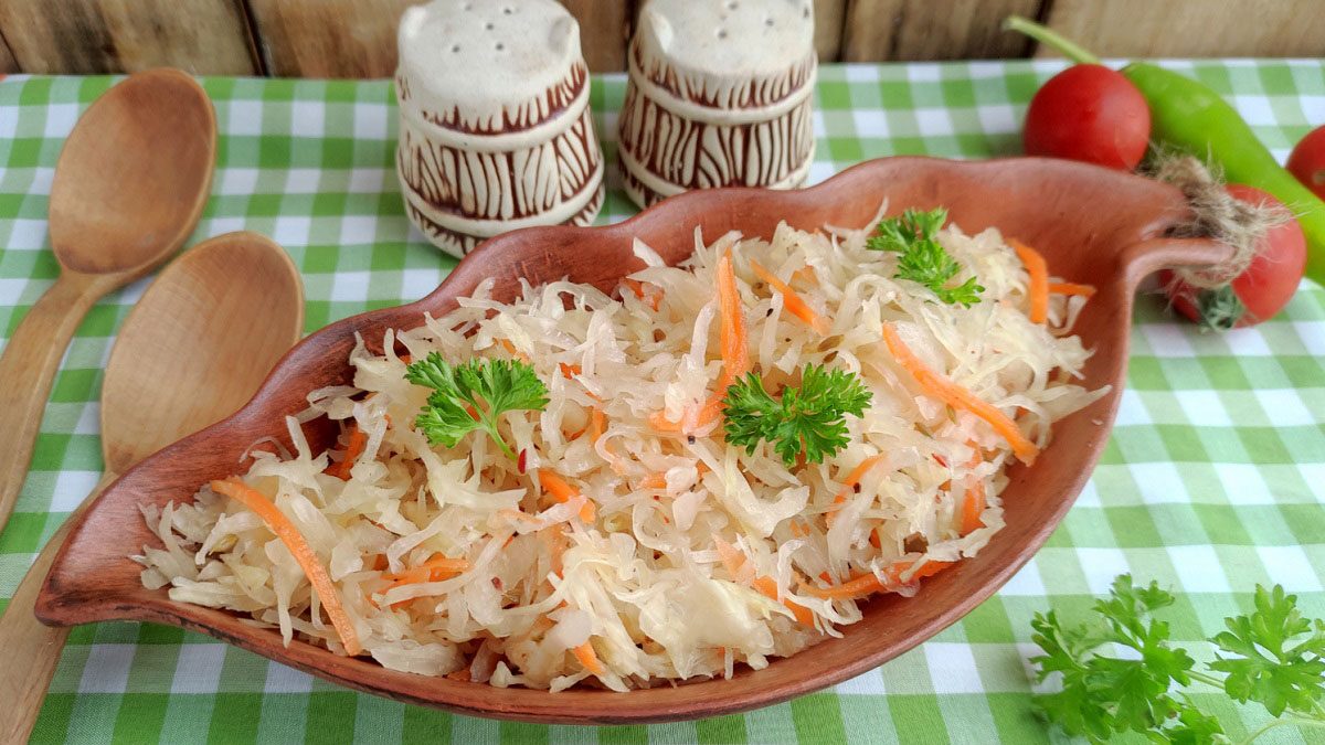 Sauerkraut in a bag – a simple recipe for a soulful snack