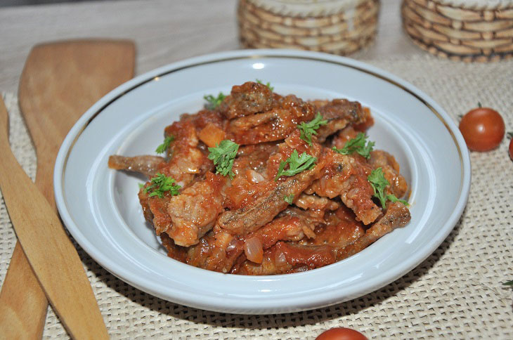 Gobies in Odessa-style tomato sauce - tastier than store-bought canned food