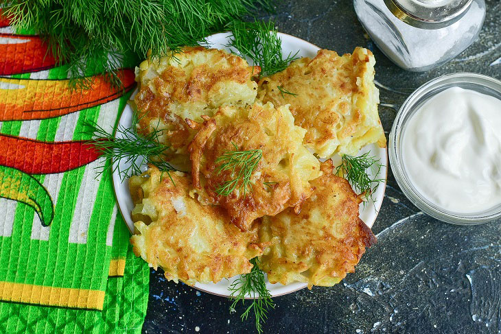 Potato pancakes "Kremzliki" - delicious and unusual