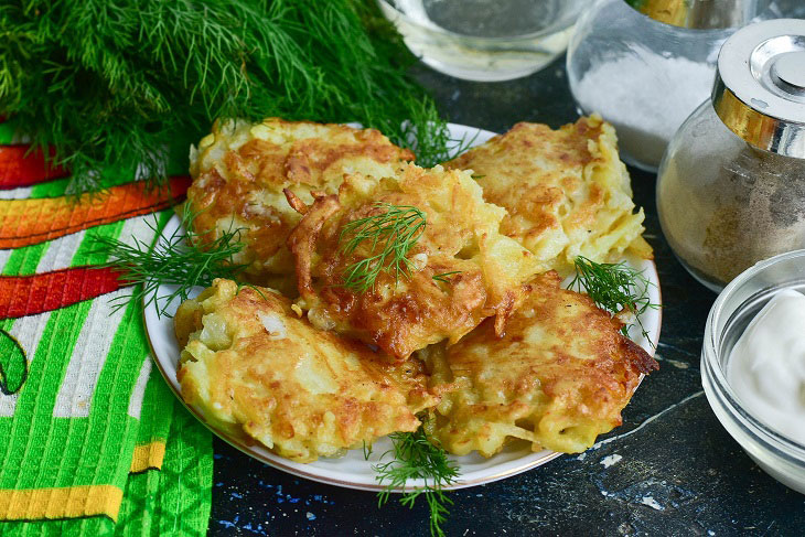 Potato pancakes "Kremzliki" - delicious and unusual