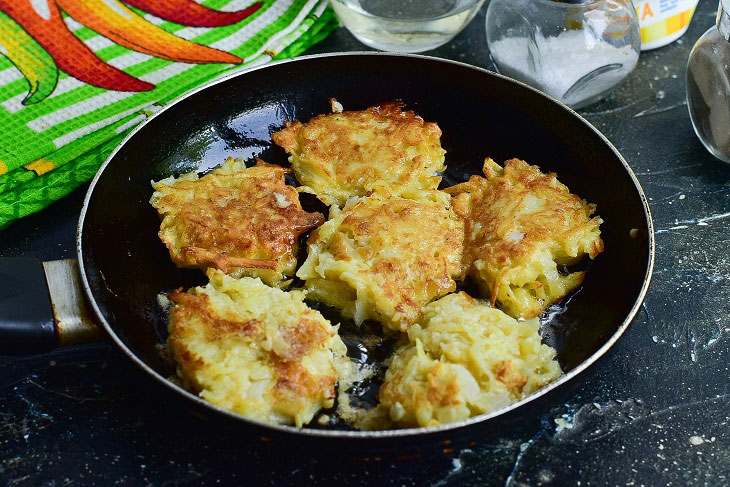 Potato pancakes "Kremzliki" - delicious and unusual