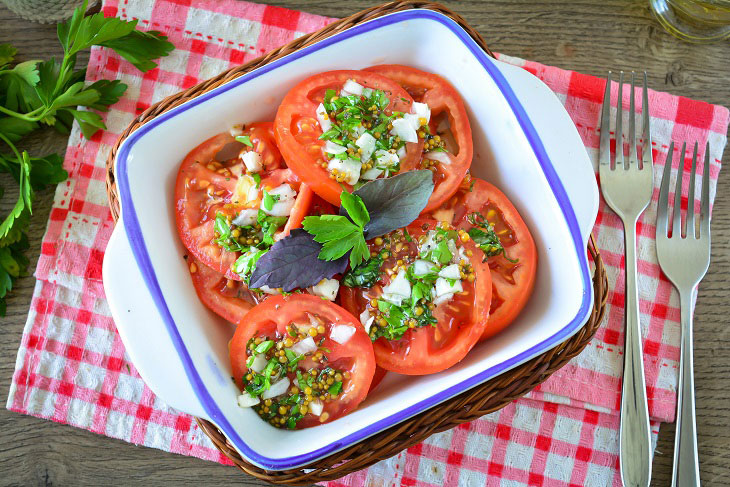 Pickled tomatoes in Italian - a quick and very tasty snack