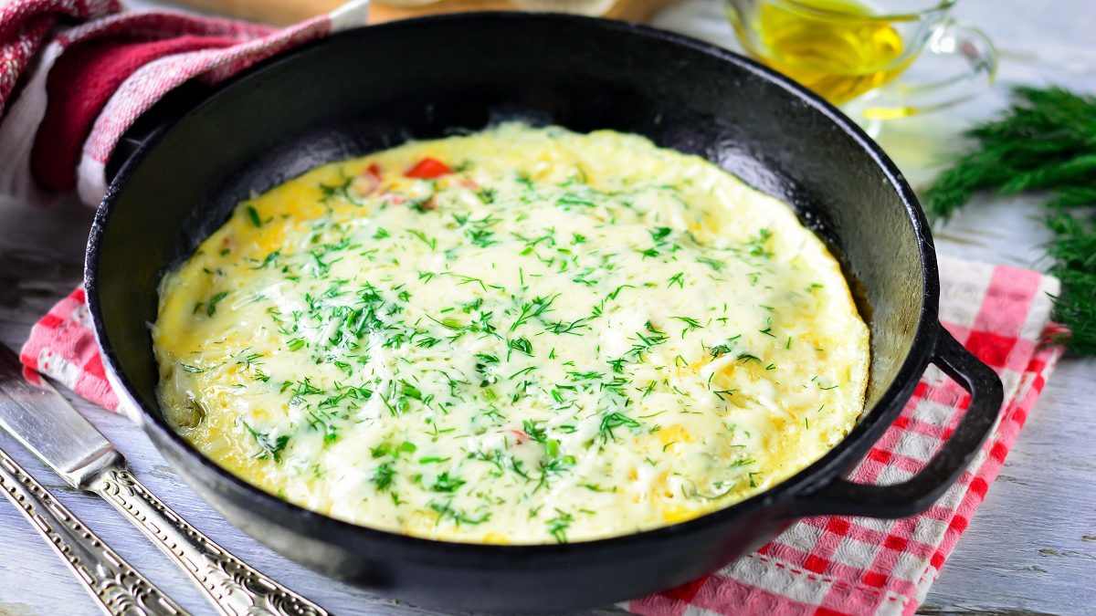 Omelette “under a fur coat” – an interesting and mouth-watering recipe