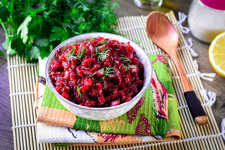 Beet caviar like in kindergarten - tasty, simple and healthy