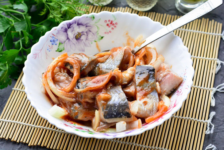 Korean herring - a spicy and original snack