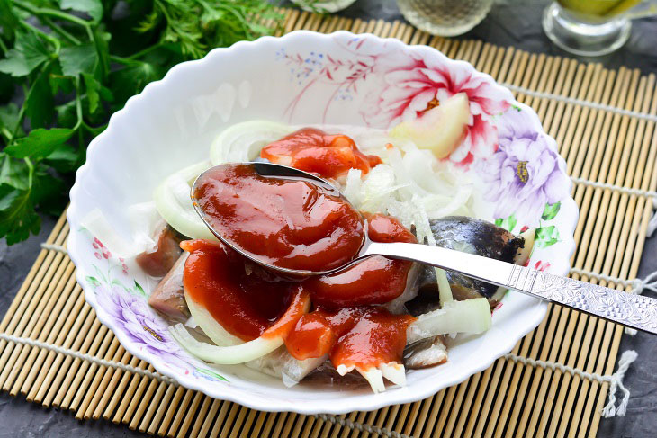 Korean herring - a spicy and original snack