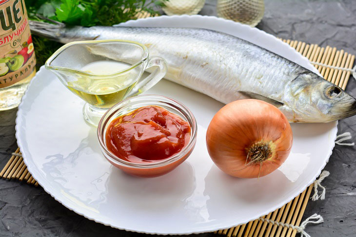 Korean herring - a spicy and original snack