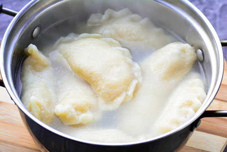 Lean dumplings with potatoes - hearty and appetizing