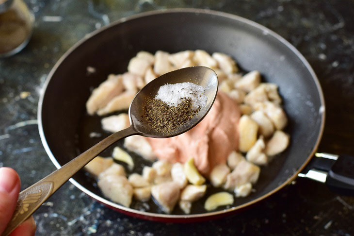 Chicken in Italian - a hearty and original dish