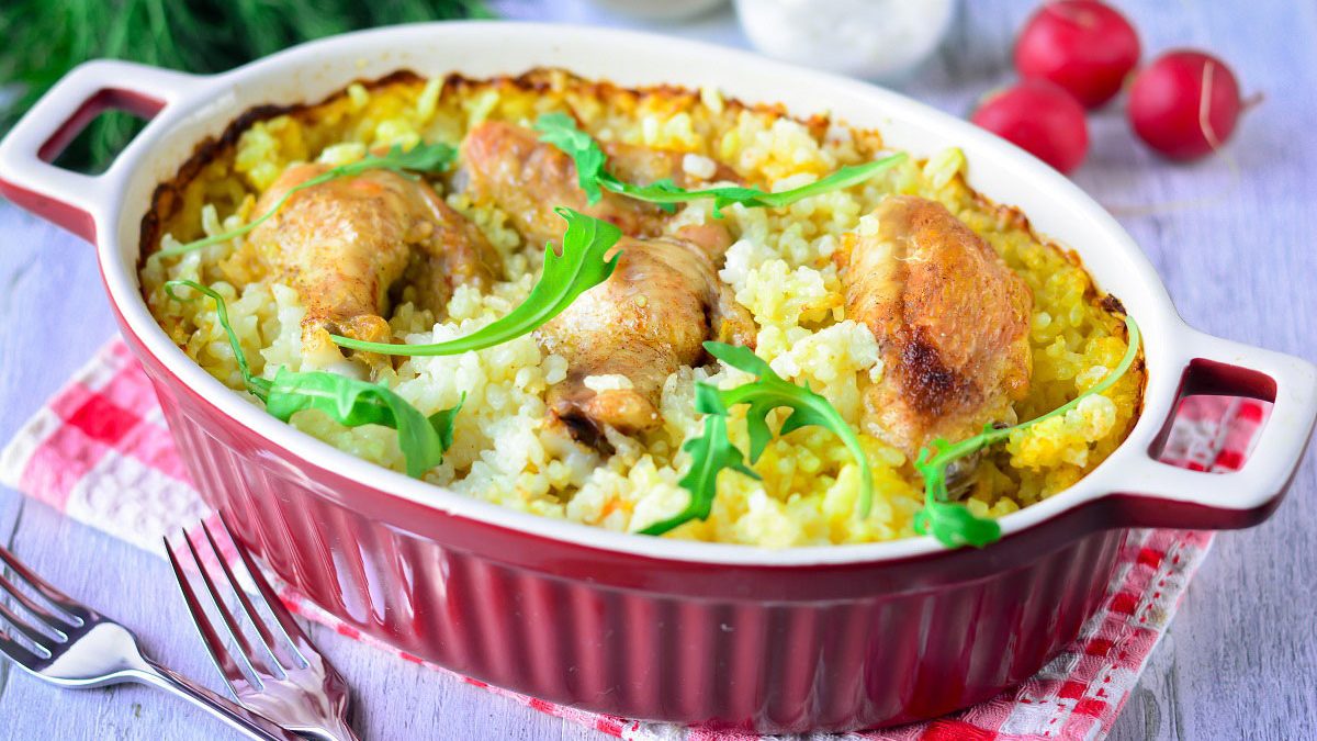 Lazy Rice with Chicken in the Oven – A Delicious and Fragrant Dish