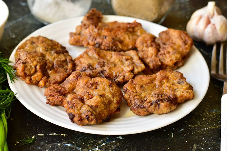 Chicken liver fritters - a tender and satisfying dish