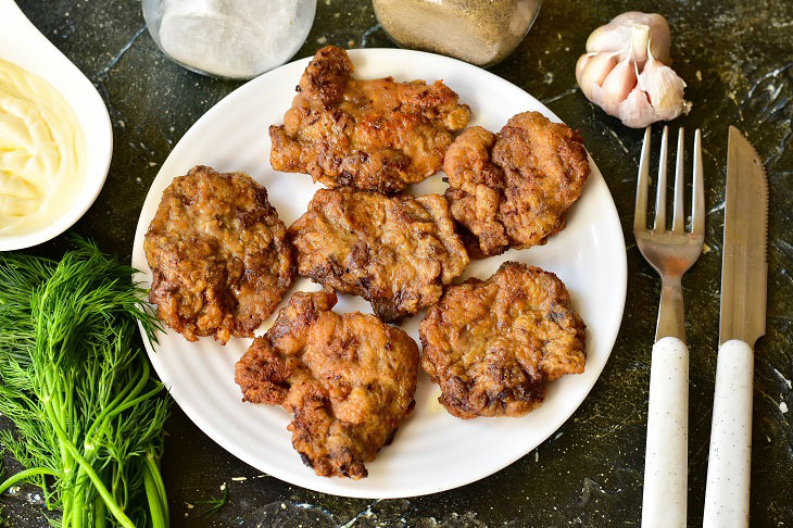 Chicken liver fritters - a tender and satisfying dish