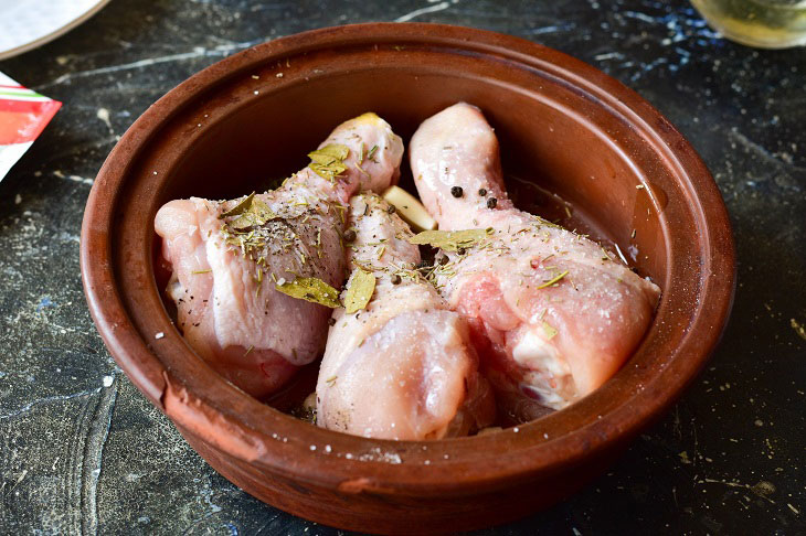 Chicken confit - an interesting and simple recipe