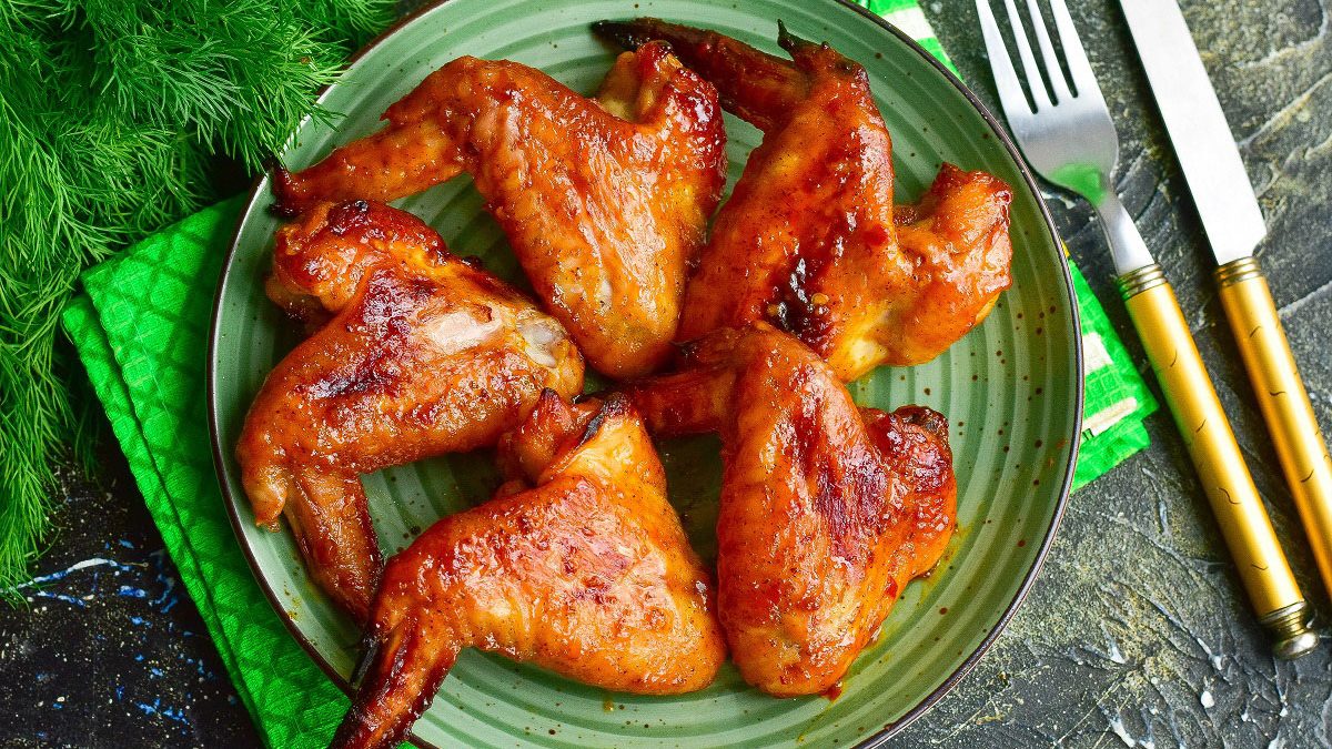 Chicken wings in adjika in the oven – delicious, quick and easy