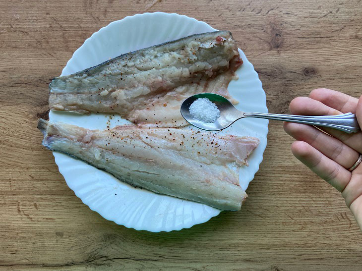 Pike perch with vegetables in foil - an excellent fish dish