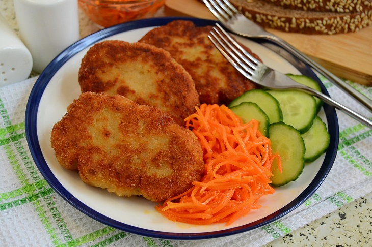 Cutlets "Nezhenka" from pollock fillet - tasty, healthy and low-calorie