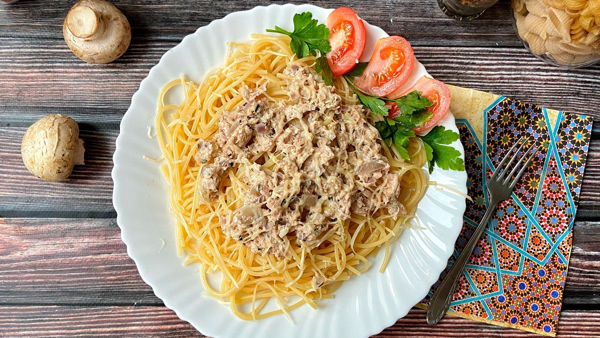 Pasta with canned tuna – quick, easy and delicious