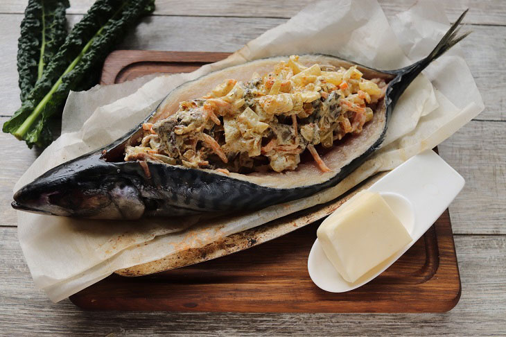 Royal fish in the oven - original, festive and tasty
