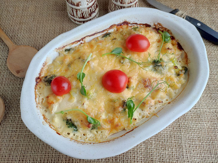 Cauliflower and Broccoli Casserole - a hearty and healthy dish