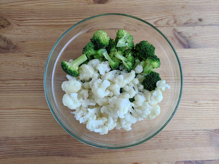 Cauliflower and Broccoli Casserole - a hearty and healthy dish