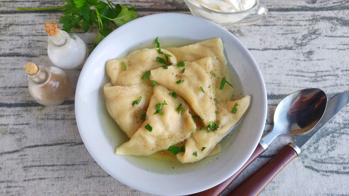 Jewish dumplings “Kreplach” – a hearty and tasty dish