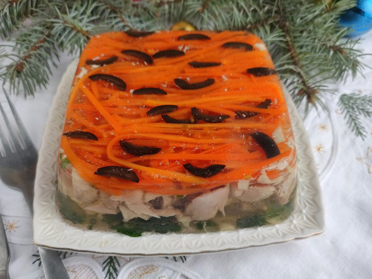 Tiger jelly for the New Year 2022 - a delicious and festive dish