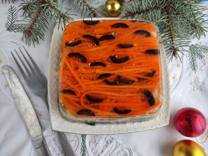 Tiger jelly for the New Year 2022 - a delicious and festive dish