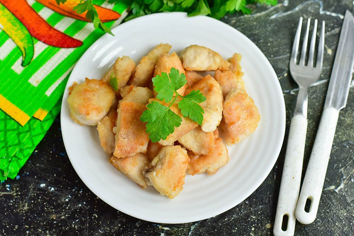 Chicken fillet chop - crispy and appetizing