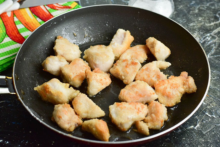 Chicken fillet chop - crispy and appetizing