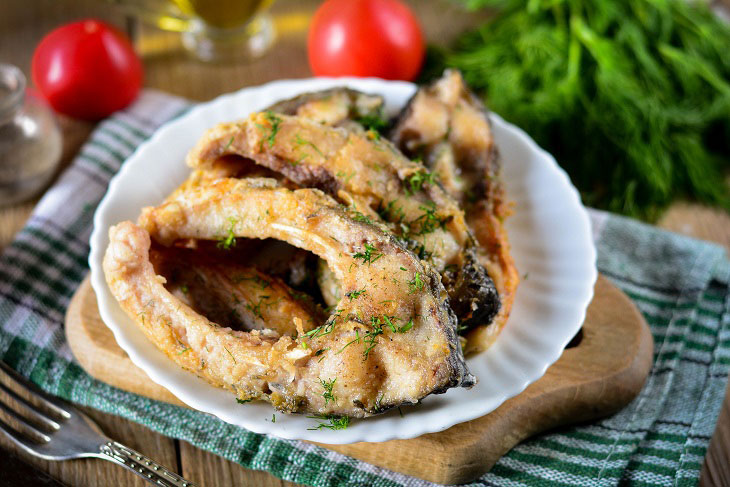 Carp fried in a pan - simple, tasty and healthy