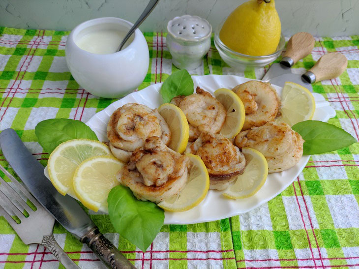 Fish medallions - a festive and tasty dish