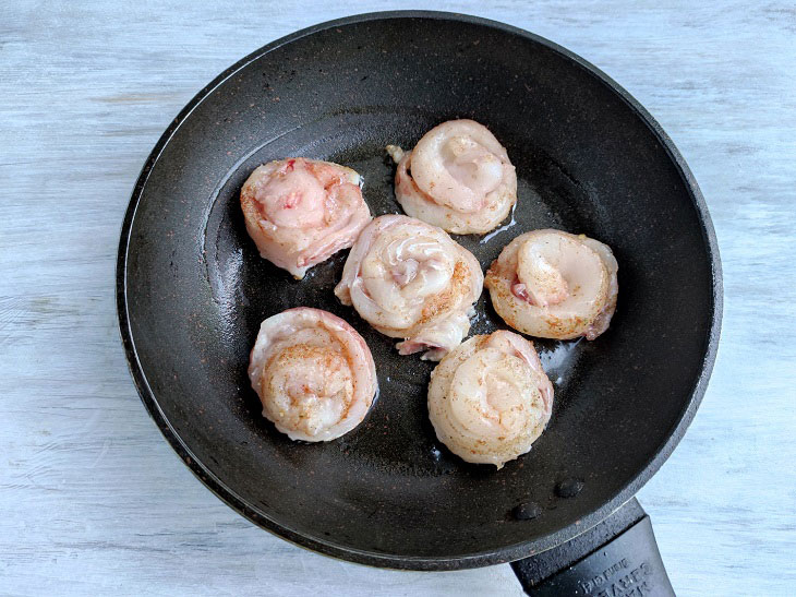 Fish medallions - a festive and tasty dish