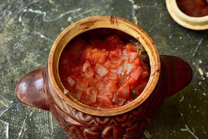 Roast fish in Transcarpathian style - juicy and tasty