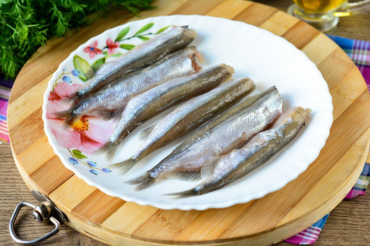 Fried capelin in batter - a quick and easy recipe